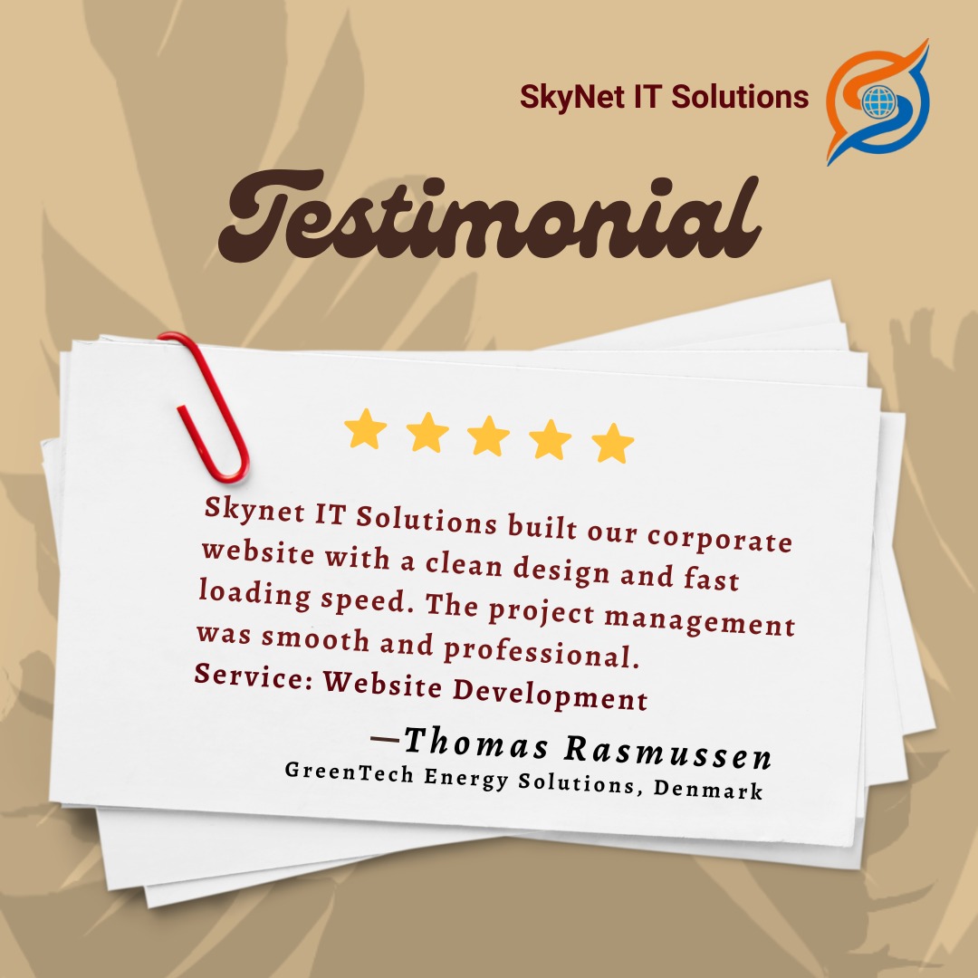 Client Testimonial