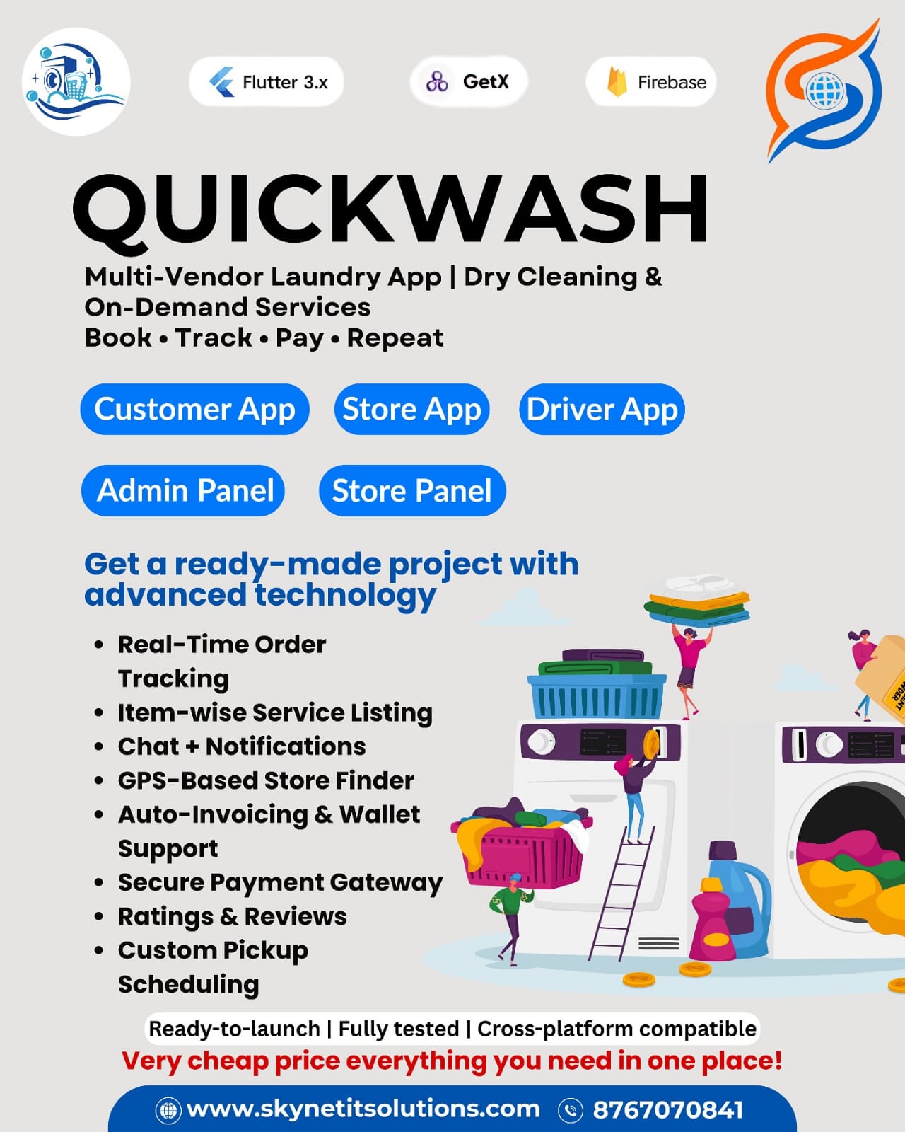 QUICKWASH Laundry App