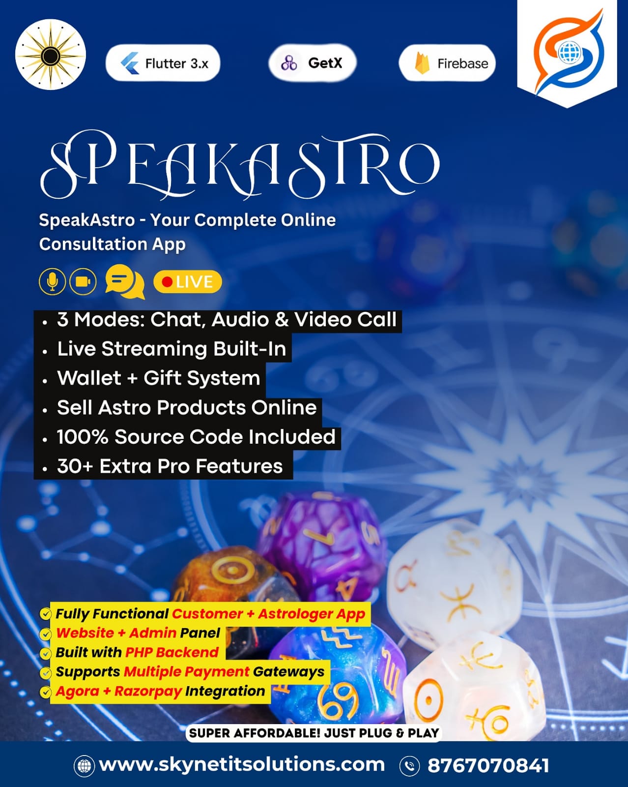 SpeakAstro Consultation App